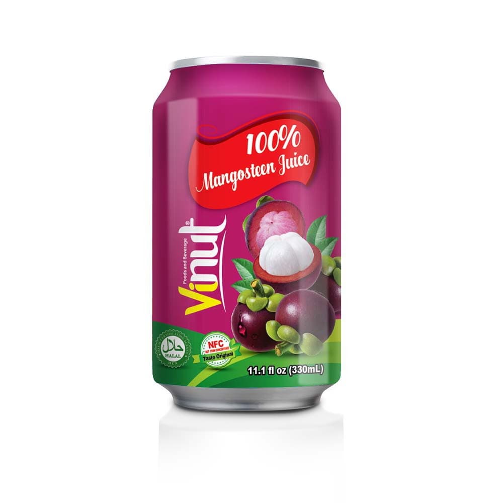 VINUT 100% сок мангасціна, банка 11.1 fl oz (330 мл)